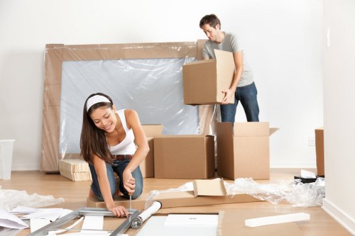 Office removals team planning a local move in St Johns Wood