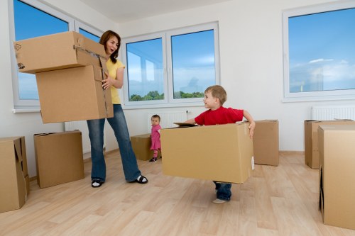 Local removals team planning a move in St Johns Wood